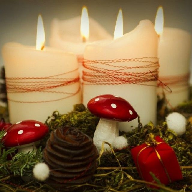 Adventskranz, Weihnachten