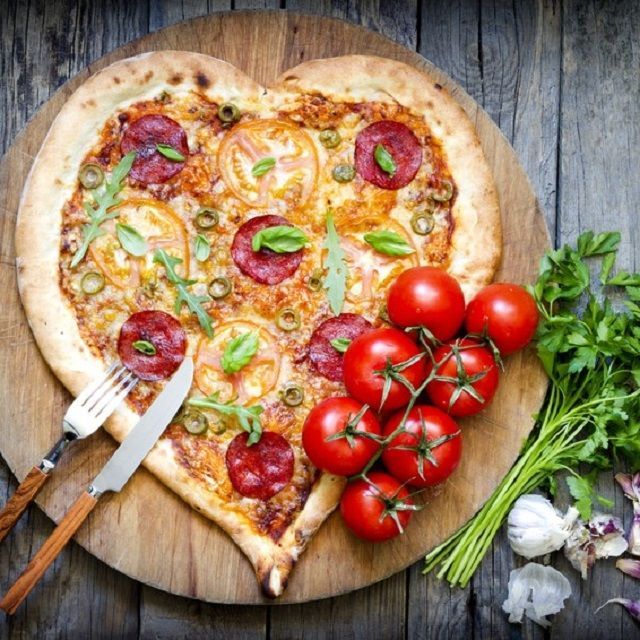 Pizza selbstgemacht, Risotto, itlalienische K&uuml;che