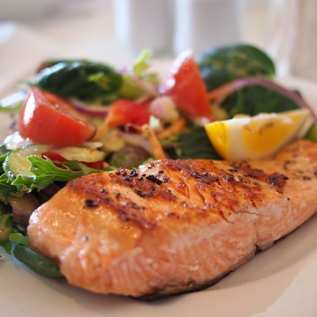 Lachs, gesunde K&uuml;che